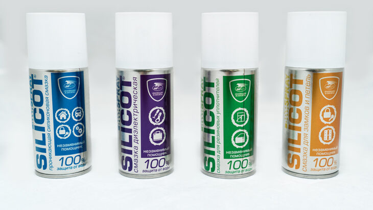 Refacturing of aerosol silicone grease «SILICOT SPRAY»