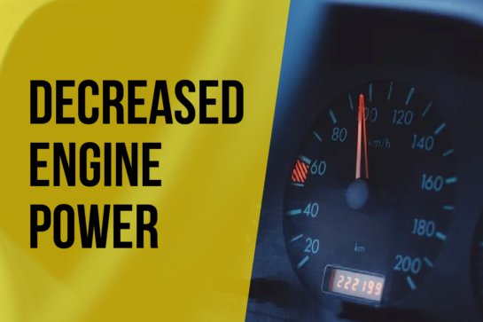 Decreased engine power: reasons and solutions