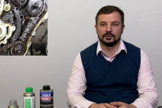 Comparison of engine oil system flushes. Part 1.